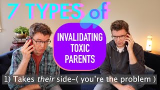 7 Types Of Invalidating Toxic Parents  Role Play [upl. by Ehcsrop498]