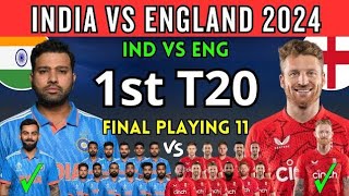 India vs England 1st T20 Playing 11 Comparison  Ind vs Eng T20 Playing 11 [upl. by Netsyrk]