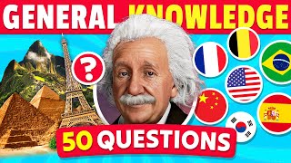 50 General Knowledge Questions 🧠🤯 How Good is Your General Knowledge [upl. by Debora655]