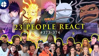 The New ThreeWay Deadlock 23 People React Team 7 VS Juubi 🇯🇵 Shippuden 373374 [upl. by Melantha673]