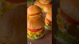 Beef Burger Recipe at home food ytshorts shorts foodlover delicious burger [upl. by Black372]