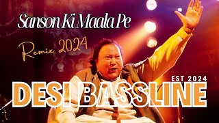 Sanson Ki Maala Pe  Nusrat Fateh Ali Khan Remix 2024 nfakmix nfakmix nfak qwali desiremix [upl. by Akemej762]