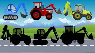 What Cabin Excavator Tractor Dump Truck amp Loader  Construction Toy Vehicles for Kids [upl. by Atikim]