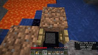 Lava Ravine Ironless Nether Portal No Bucket or Flint [upl. by Arturo]