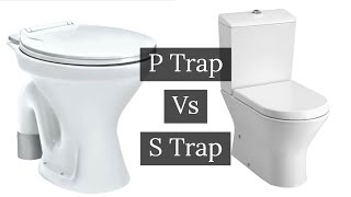 Comparison between P Trap and S Trap Water Closet sanitation plumbing [upl. by Koenraad]