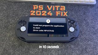 PS Vita  Could not prepare the application to start NP61748  Easy Fix 2024 [upl. by Chryste599]