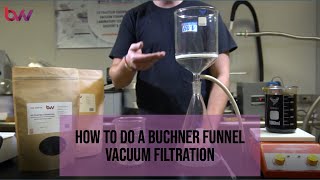 How To Do Buchner Funnel Vacuum Filtration [upl. by Remliw]