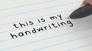 I Mastered Perfect Handwriting in 24 Hours [upl. by Sybley]