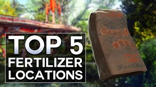 Fallout 4  Top 5 Fertilizer Locations [upl. by Eirrek]