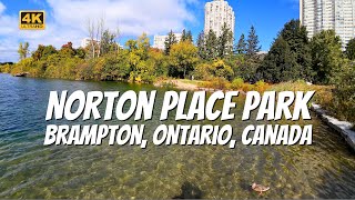 Norton Place Park in Brampton Ontario Canada  Virtual Walks [upl. by Frodina]