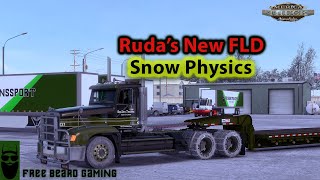 T600 Giveaway Results  Ruda’s New FLD  Snow Driving  American Truck Simulator [upl. by Idoj]