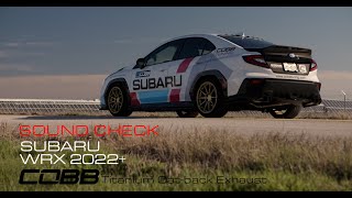 COBB Tuning  Sound Check  VB WRX Titanium CatBack Exhaust [upl. by Odille]