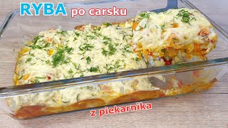 Przepyszna ryba zapiekana w piekarniku 👌 delikatna i soczysta 🎄 szybko i bardzo smacznie 👍 [upl. by Adev]