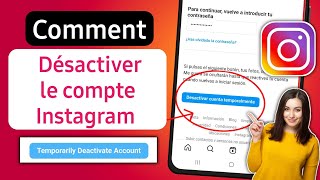 Comment Désactiver Un Compte Instagram  Désactiver Un Compte Instagram Temporairement [upl. by Ayenat]