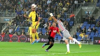 Hapoel Raanana  Maccabi Tel Aviv 01  Priza with the first goal for Maaccabi 2314 [upl. by Liris635]