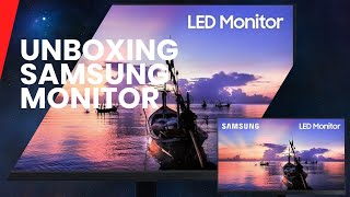 UnBoxing of Samsung Monitor 22quot LS22C310EAWXXL [upl. by Dupre]