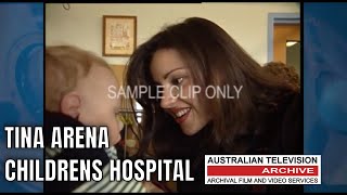 Tina Arena Brings Joy to Sick Children at Royal Childrens HospitaL Appeal 1990s [upl. by Schouten]