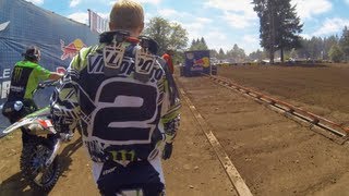 GoPro HD Ryan Villopoto Full Moto 2  Washougal MX Lucas Oil Pro Motocross Championship 2013 [upl. by Ailime]