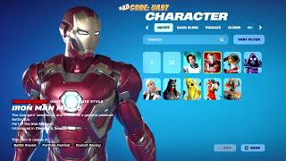 Fortnite v3120 IRON MAN Update Leaked Cosmetics [upl. by Hsilgne]