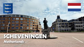 Scheveningen Netherlands A walk through the old town along Keizerstraat 4K [upl. by Boffa543]