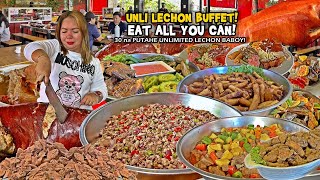 Legit na quotUNLI LECHON BABOY BUFFETquot May 30 PUTAHE pa Eat All You Can  SULIT na LECHON BUFFET [upl. by Franek]