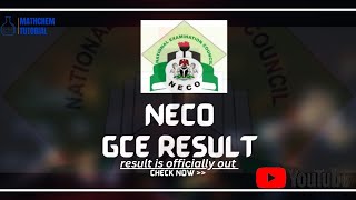 NECOGCE RESULT IS OUT Neco officially release 2024 GCE result Check your result using your phone [upl. by Riegel287]