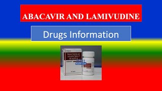 ABACAVIR AND LAMIVUDINE  Generic NameDrug class Brande  Precautions How to use Side Effects [upl. by Button]