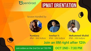 IPMAT Malayalam Orientation by IIM Indore Students  Sreehari Nandana [upl. by Kreis736]