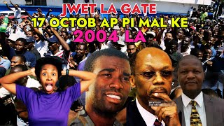 Aristide di li sèl sovè Haiti Guy Philippe di Aristide poul songe 2004 17 oktòb Jwèt la pral gate [upl. by Mame825]