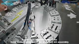 Rapid Test Assembly Machine 1 Strip Drug Test Kit Assembly  Lateral Flow Contract Manufacturing [upl. by Victorine]