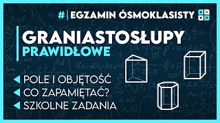 DLACZEGO NIE OGARNIASZ GRANIASTOSŁUPÓW 📐 Zrozum to raz na zawsze ✅️  Egzamin Ósmoklasisty 2025 [upl. by Nybbor]