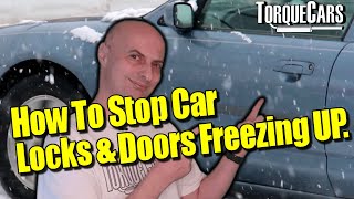 Simple Fix To Stop Car Doors amp Locks Freezing Winter Tips [upl. by Lyman]