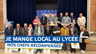 Je mange local au lycée  nos chefs félicités et récompensés [upl. by Aket]