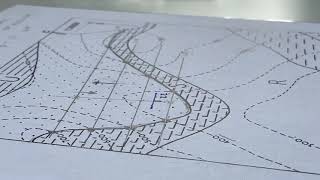 Geology for Engineers Geological Maps 2 Draw a Geological Cross Section with Dipping Layer [upl. by Niltiac]