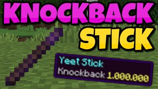 How To Get a KNOCKBACK 1000 STICK in Minecraft 120 [upl. by Ayotas]