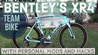 TEAM RACE BIKE  Bentleys Bianchi Oltre XR4  Personal Modifications [upl. by Evoy596]