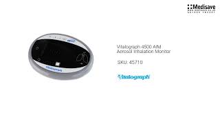 Vitalograph 4500 AIM Aerosol Inhalation Monitor 45710 [upl. by Ivette]