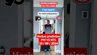 Hockey prediction  23092024 Philadelphia Flyers vs Montréal Canadiens  Laine on fire [upl. by Fergus]