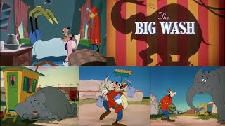 The Big Wash 1948  Goofys Hilarious Circus Elephant Adventure [upl. by Airad]