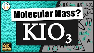 How to find the molecular mass of KIO3 Potassium Iodate [upl. by Garate919]