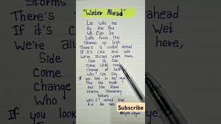 V quotWinter Aheadquot song lyrics kimtaehyung video [upl. by Shelagh]