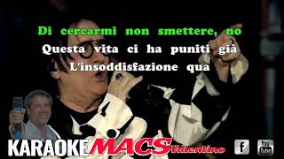 CERCAMI  NEW VERS LIVE RENATO ZERO Karaoke Party by Macs Valentino [upl. by Lunt]