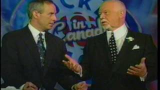 Don Cherry reacts to the DomiNiedermayer elbow  2001 [upl. by Elocon]