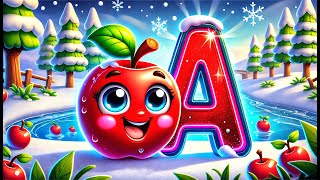 Alphabet ABC Songs  A for Apple 🍎  Fun Phonics Song for Toddlers  Learn with Kids Songs [upl. by Wirth613]