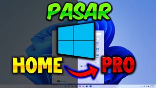 pasar de windows 11 Home a Windows 11 pro Sin FORMATEAR PC [upl. by Dnalyram]