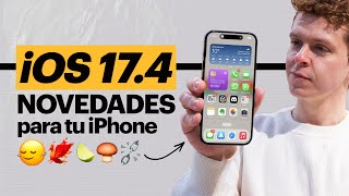 Las 7 Novedades de iOS 174 que cambiarán tu iPhone para siempre [upl. by Nnaylime423]