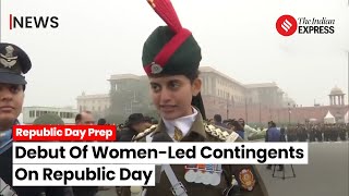 Republic Day 2024 Capt Sharanya Rao Leads Historic TriServices Contingent Celebrating Nari Shakti [upl. by Yesac]