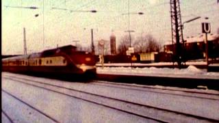 Winter in KölnDeutz TUIFerienExpress VT 601 UrlaubsInterCity AlpenSeeExpress am 1021985 [upl. by Littell]