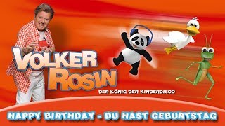 Volker Rosin  Happy Birthday  Kinderlieder [upl. by Airaet875]