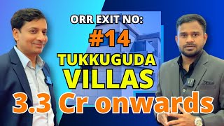 Best Villas In Tukkuguda Exit No 14  ORR Hyderabad  Best Community To Live in Hyderabad [upl. by Ennovad]